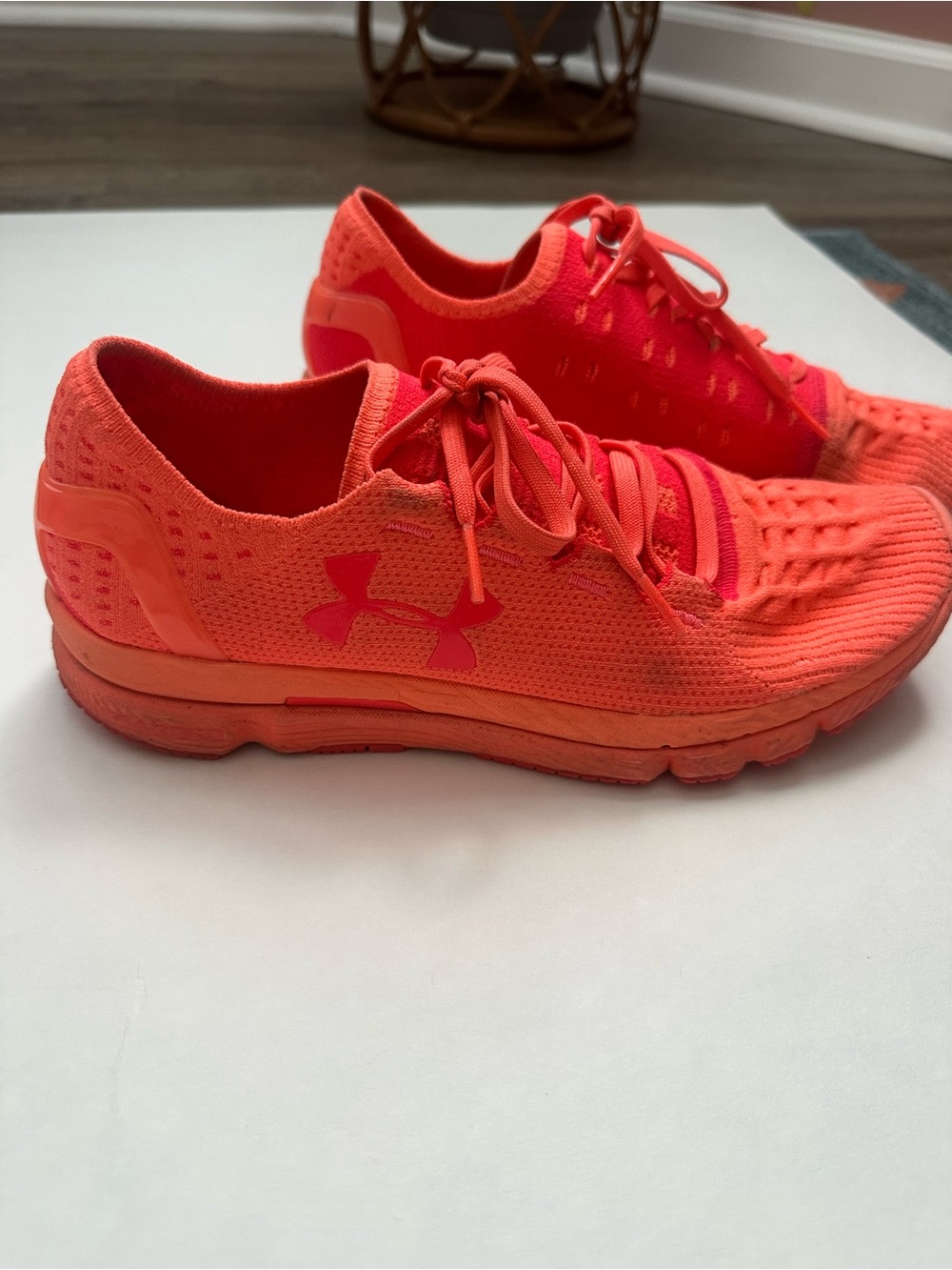 Under Armour Fluorescent Orange Running Shoes